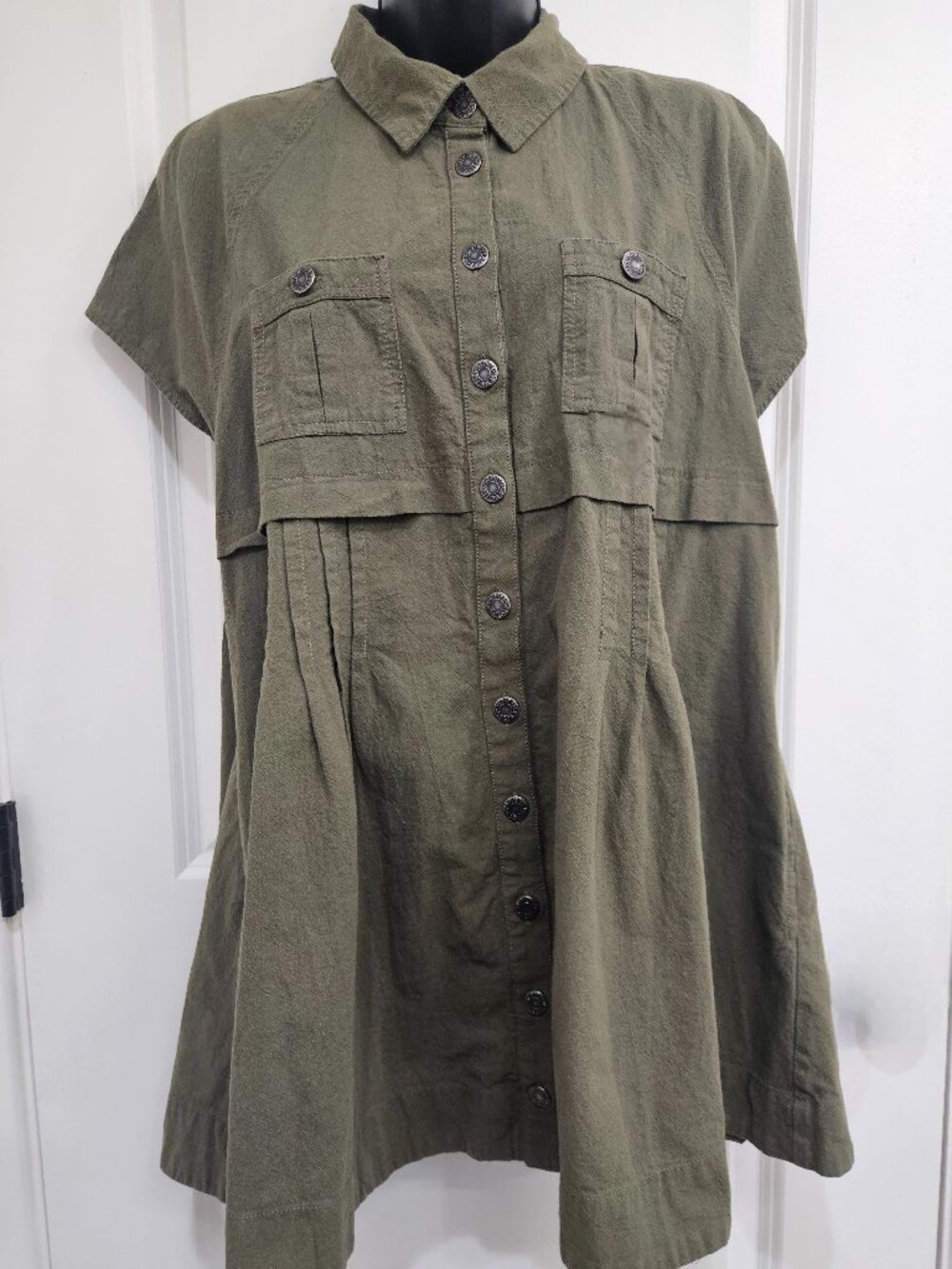 Free People Ronnie Poplin Mini Dress